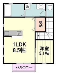 エルメゾンＮの物件間取画像